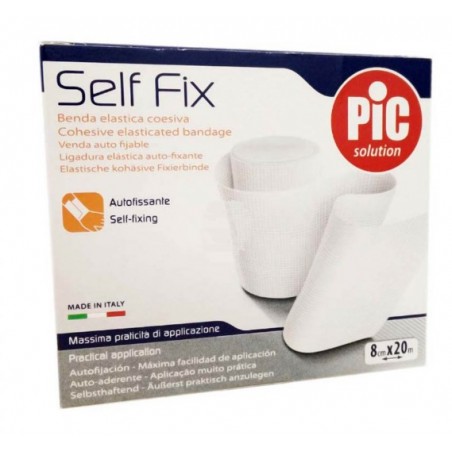 Pikdare Benda Elastica Autoadesiva Pic Self Fix 8 Cm X 20 M Fustella