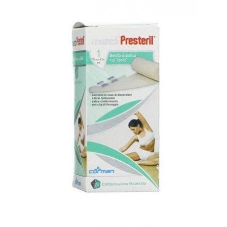 Corman Benda Elastica Medipresteril Ideal Compressione Moderata M4,5x10cm Tesi