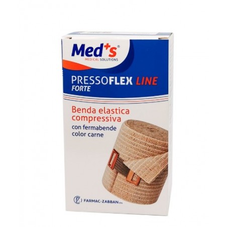 Farmac-zabban Benda Elastica A Compressione Forte Pressoflex Altezza 10cm Lunghezza In Estensione 7m Con Astuccio