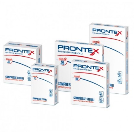 Safety Prontex Garza Compressa 12/8 15x15cm 50 Pezzi