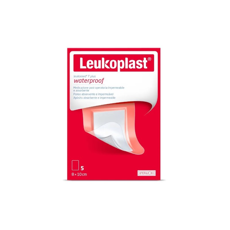 Essity Italy Medicazione Post-operatoria Leukomed T Plus Trasparente Impermeabile 8 X 10 Cm