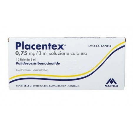 Mastelli Placentex 0,75 Mg/3 Ml Soluzione Cutanea Polidesossiribonucleotide