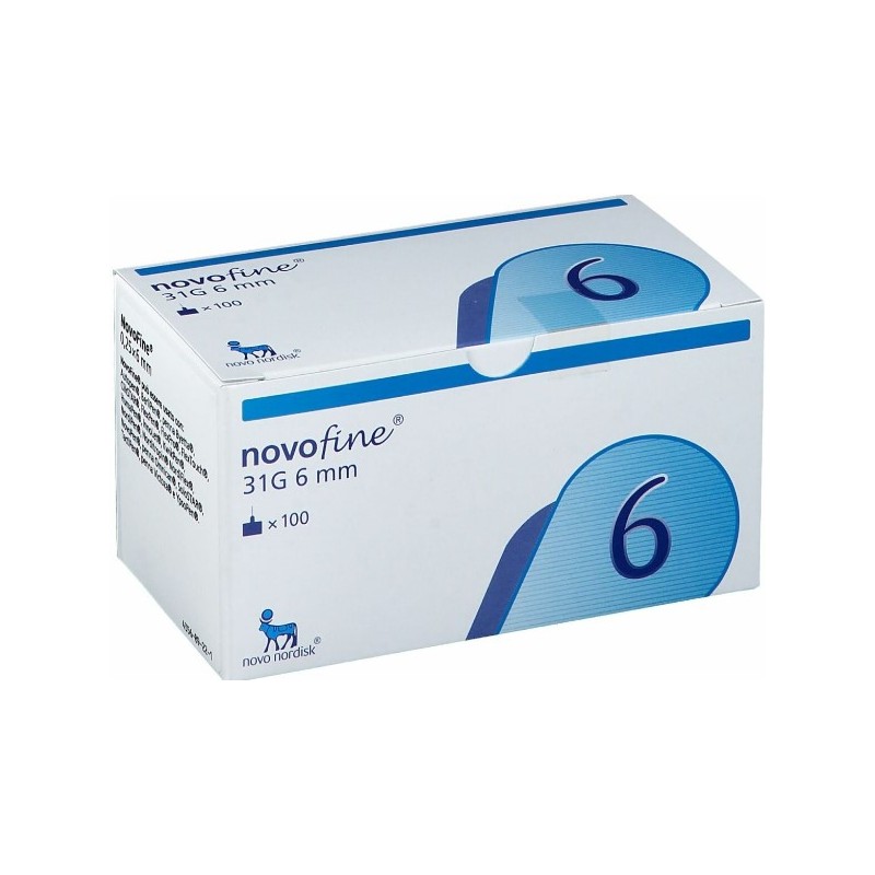 Novo Nordisk Ago Per Penna Da Insulina Novofine Gauge 31 6 Mm 100 Pezzi