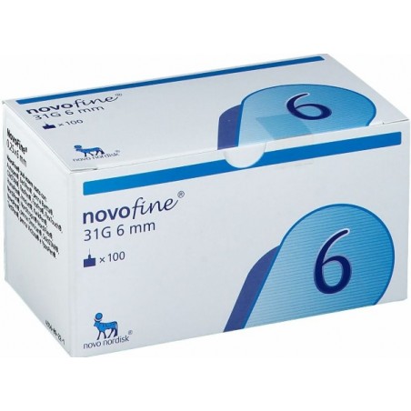 Novo Nordisk Ago Per Penna Da Insulina Novofine Gauge 31 6 Mm 100 Pezzi