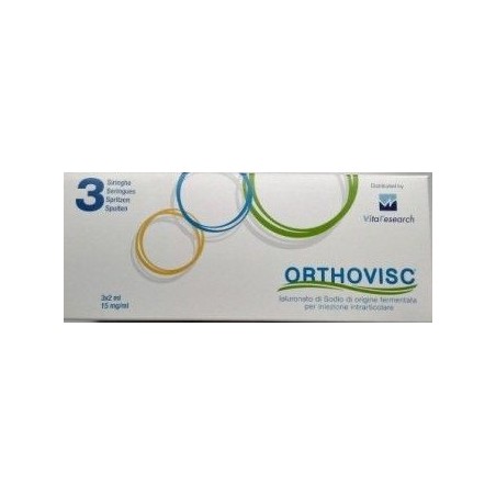 Vr Medical Siringa Intra-articolare Orthovisc 2 Ml 15 Mg/ml 3 Pezzi