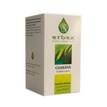 Erbex Guarana 100 Capsule 430mg