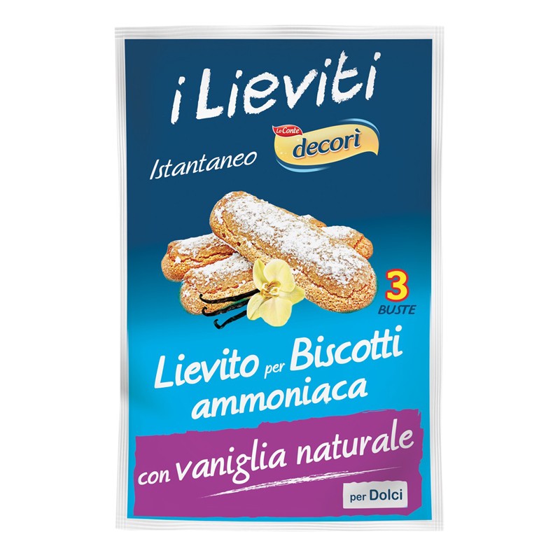 Ipafood Lievito Per Biscotti Ammoniaca Senza Glutine 3 X 8 G