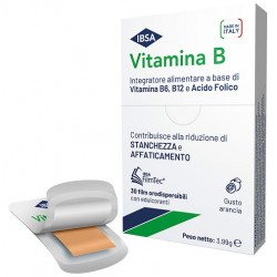 Confezione da 30 Film Orodispersibili di Vitamina B della Ibsa Farmaceutici.