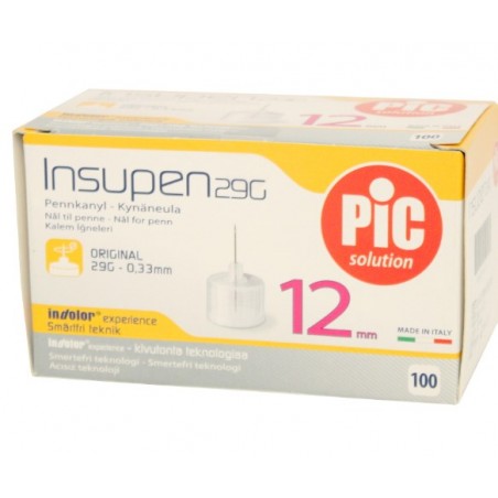 Pikdare Ago Per Penna Da Insulina Pic 29 Gauge 12 Mm 100 Pezzi