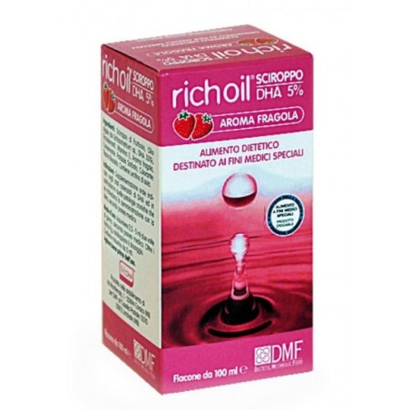 Dmf Pharma Foodar Dha Richoil Fragola 5% 100 Ml