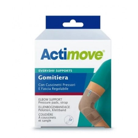 Essity Actimove Everyday Gomitiera Elastica Con Cuscinetti Pressori E Fascia Regolabile M