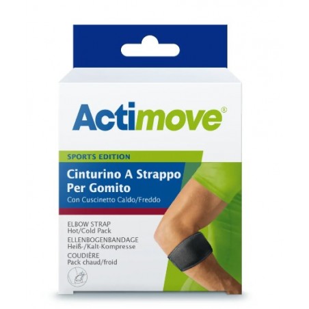 Essity Italy Actimove Sports Edition Cinturino A Strappo Per Gomito Con Cuscinetto Caldo/freddo Universale