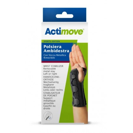 Essity Italy Actimove Sports Edition Polsiera Ambidestra Con Stecca Metallica Rimovibile M