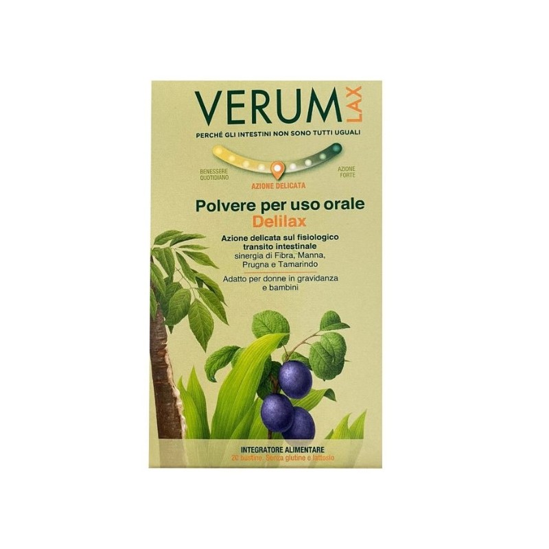 Euritalia Pharma Verum Delilax 20 Bustine 80 G