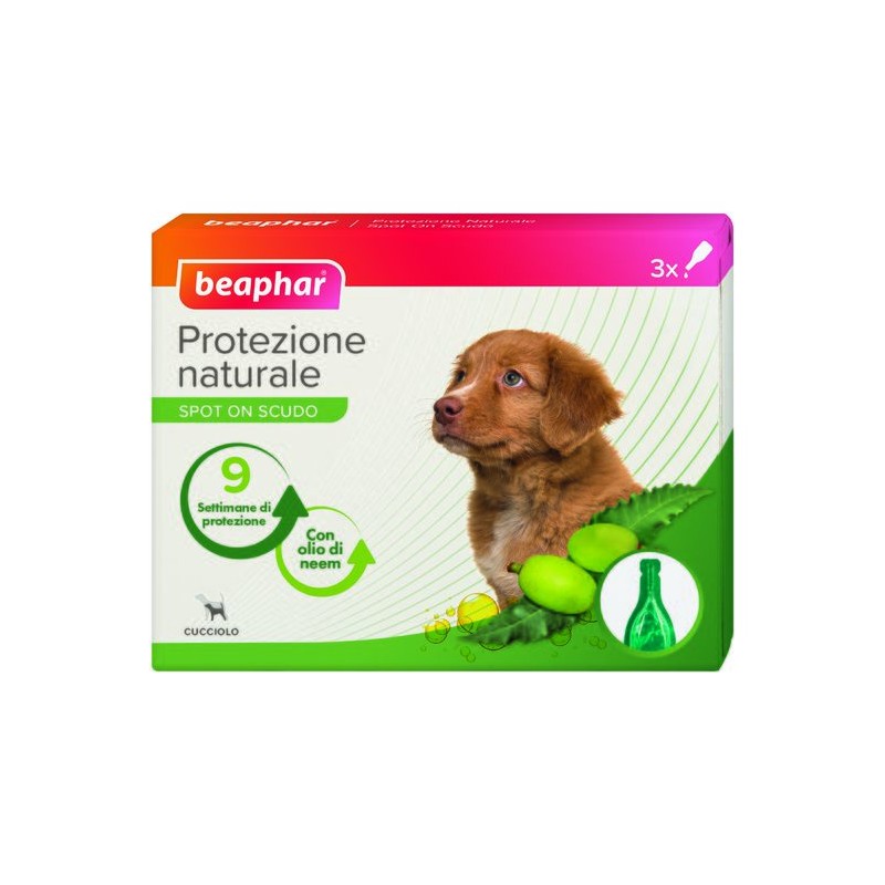 Beaphar B. V. Protezione Nat Spot On Cucciolo 3 Pipette Da 1 Ml