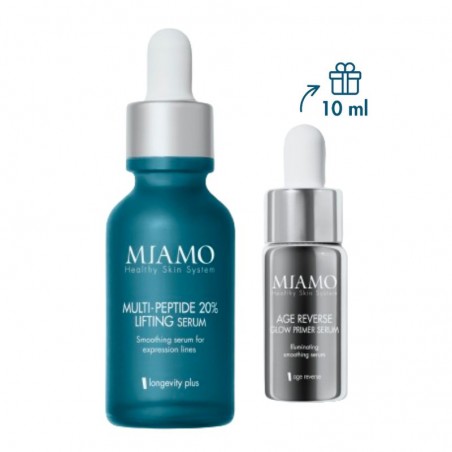 Med Miamo Cofanetto 2024 Lift&glow 1 Rughe D'espressione Multi Peptide 30 Ml + 1 Glow Primer 10 Ml