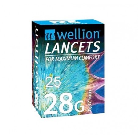 Med Trust Italia Lancette Pungidito Wellion Lancet Gauge 28 25 Pezzi