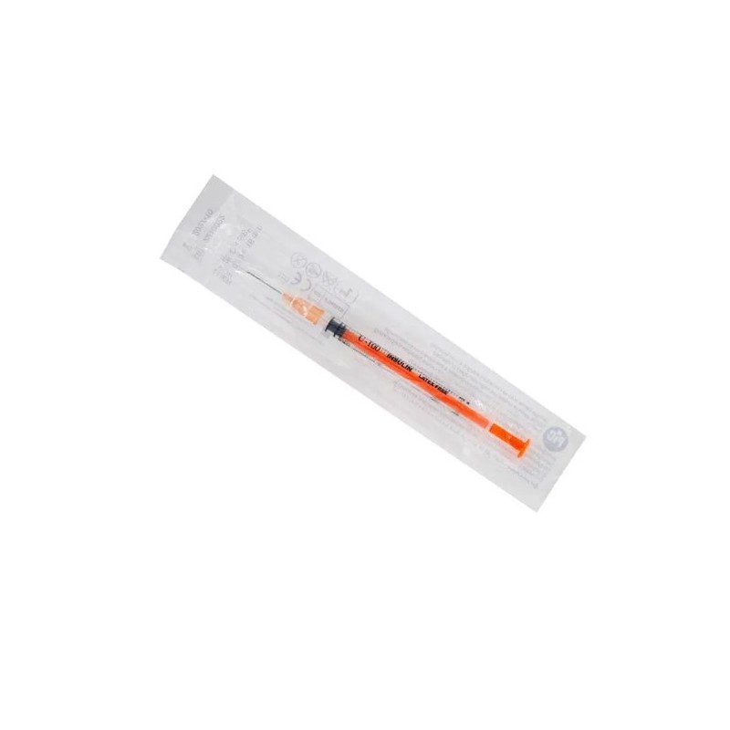 Safety Siringa Per Insulina 1 Ml Ago Gauge 25 1 Pezzo