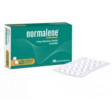 Normalene 5 Mg Compresse Rivestite Bisacodile 40 compresse per stitichezza occasionale