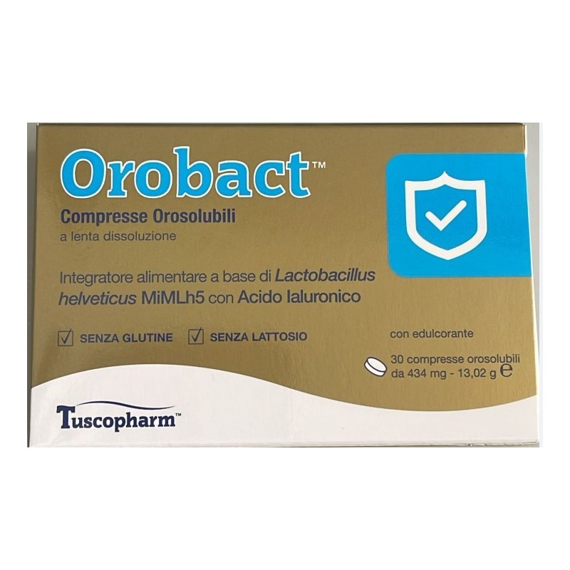 Tuscopharm Orobact 30 Compresse Orosolubili