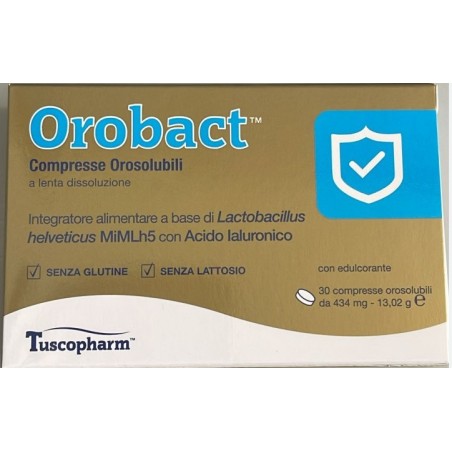 Tuscopharm Orobact 30 Compresse Orosolubili