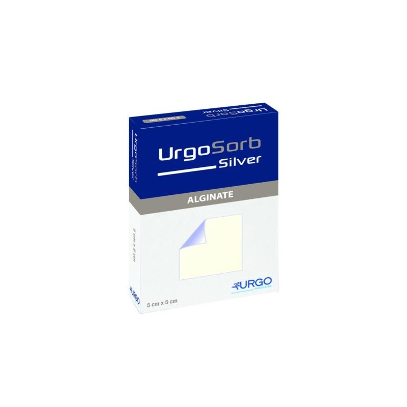 Urgo Medical Italia Medicazione Antibatterica Urgosorb Silver 5x5cm 10 Pezzi