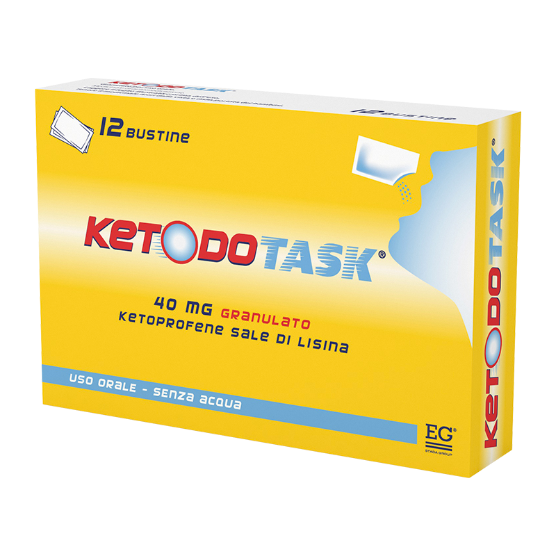 Ketodotask 40 Mg Granulato Ketoprofene Sale Di Lisina 12 bustine