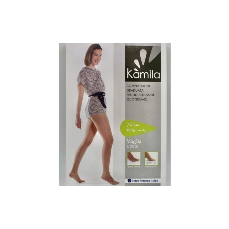 Ca-mi Kamila Comfort Collant Maglia Rete 70 Denari Playa 4 12/15 Mmhg