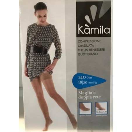 Ca-mi Kamila Autoreggente Up 140 Denari Maglia Rete Nero 3