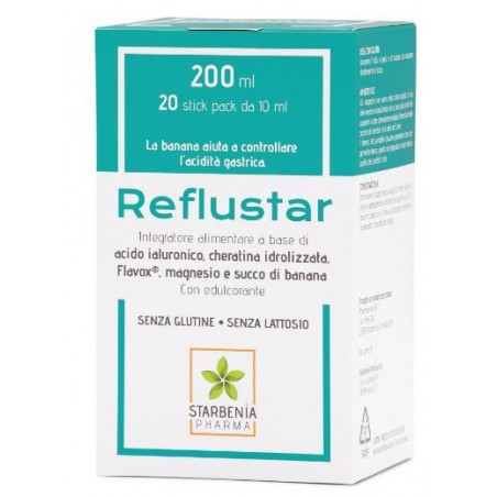 Reflustar 20 stick da 10 ml integratore a base di acido ialuronico