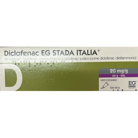 Diclofenac Eg Stada Italia 20 Mg/g Gel Diclofenac 60gr