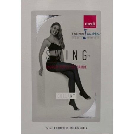 Medi Italia Medi Collant Swing 1405pa Punta Aperta 18 Mmhg Nat 2