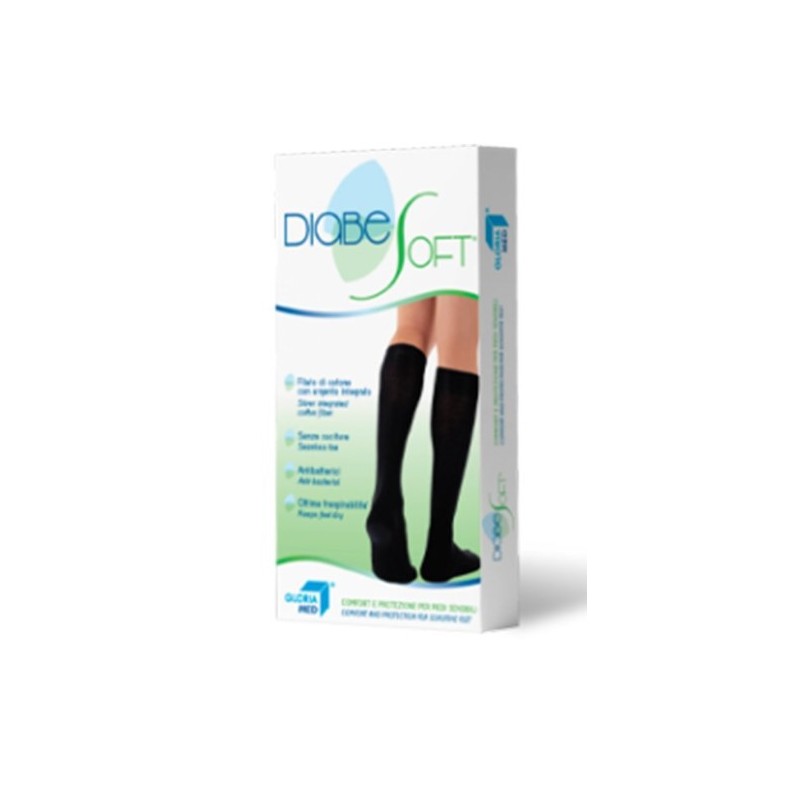 Gloria Med Diabesoft Calzino Beige Misura L 1 Paio