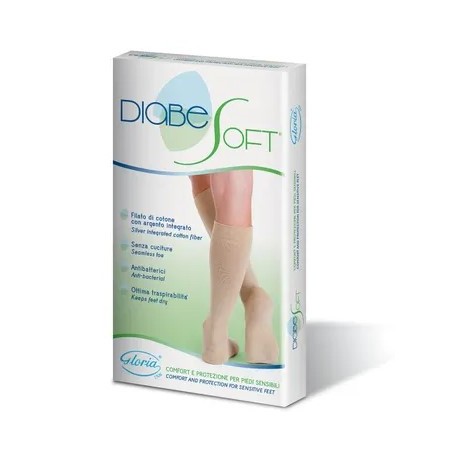 Gloria Med Diabesoft Gambaletto Beige Misura S 1 Paio