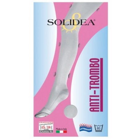 Solidea By Calzificio Pinelli Anti-trombo Extra Extra Large Calza Bianco Xxxl3