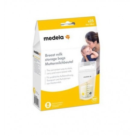 Medela Italia Storage Bags Sacca Per La Conservazione Del Latte Materno 25 Pezzi