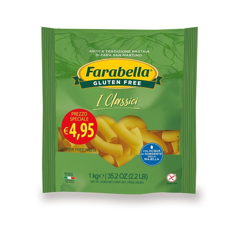 Bioalimenta Farabella Rigatoni Promo 1 Kg