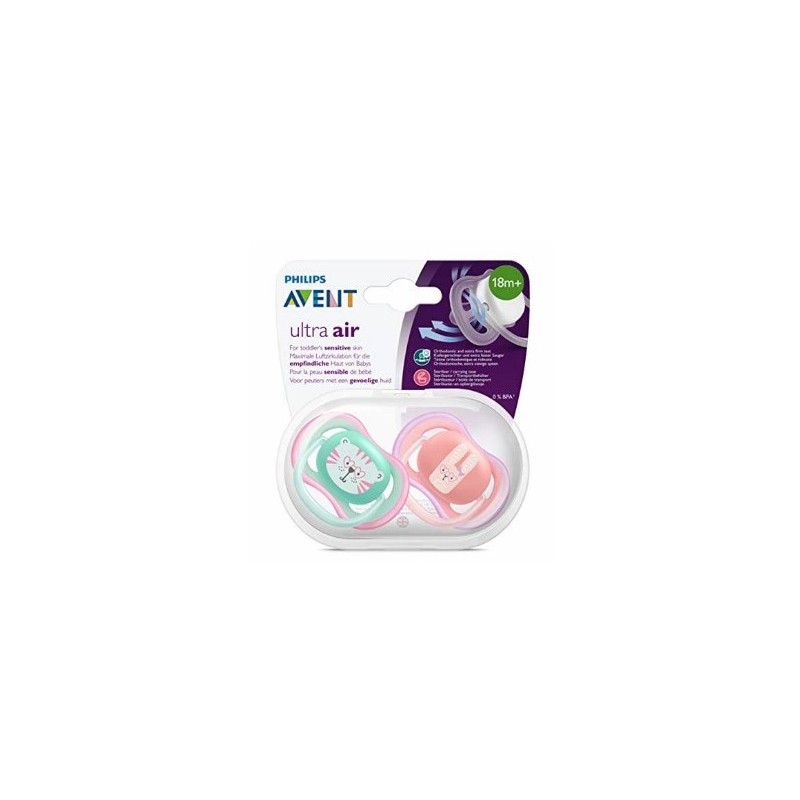 Philips Avent Succhietti Ultra Air 18m+ Femmina 2 Pezzi