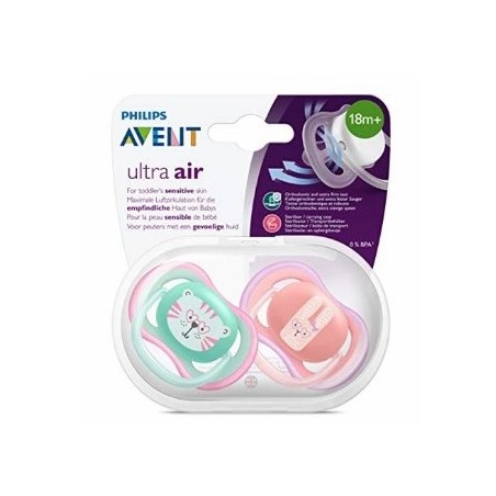 Philips Avent Succhietti Ultra Air 18m+ Femmina 2 Pezzi