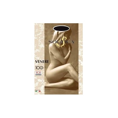 Solidea Venere 100 Collant Tutto Nudo Sabbia 4xl