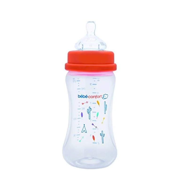 Dorel Italia Bebe Confort Biberon Polipropilene 270 Ml Tettarella Maternity Silicone Misura 1 Corallo