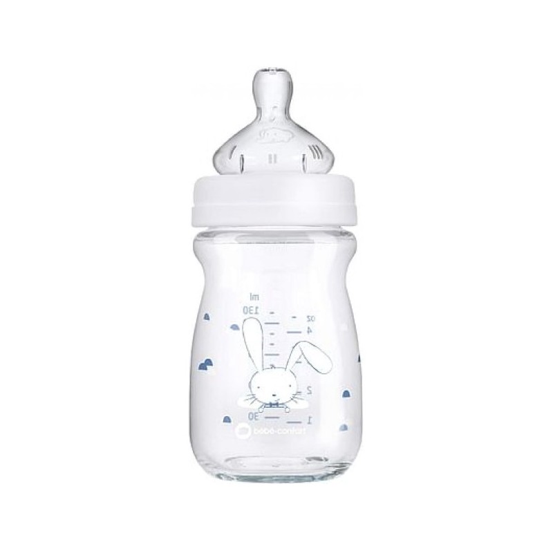 Dorel Italia Bebe Confort Biberon In Vetro Da 130 Ml Tettarella In Silicone T0 Sweet Bunny