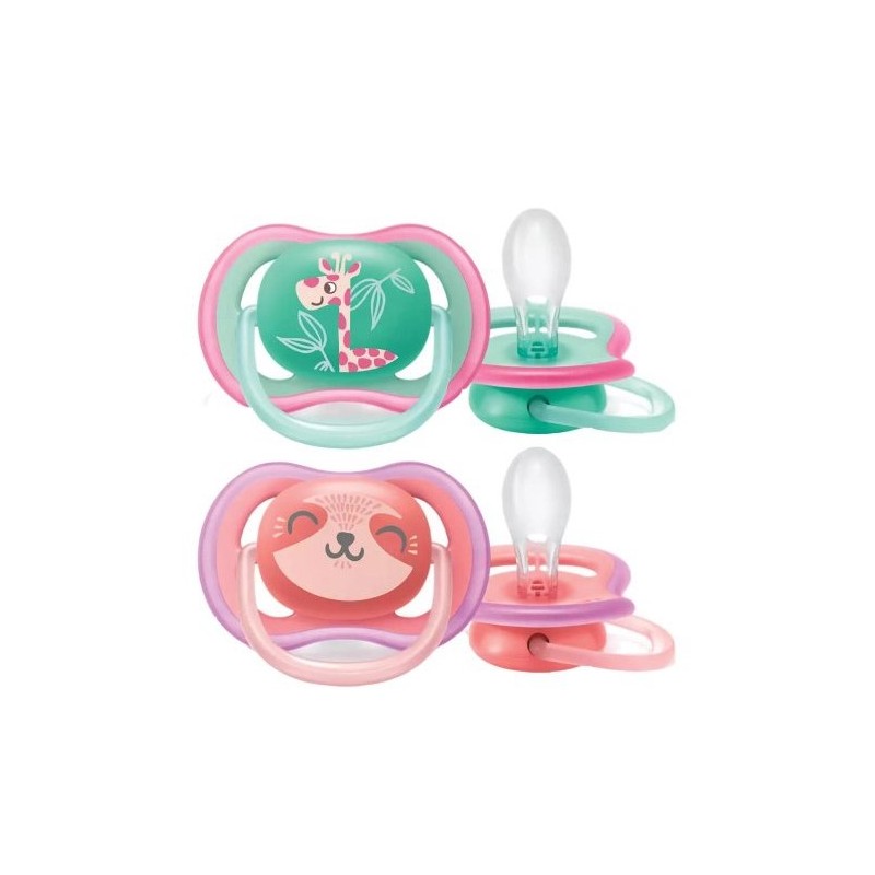 Philips Avent Succhietto Ultra Air 0-6m No Deco Mixed 2 Pezzi