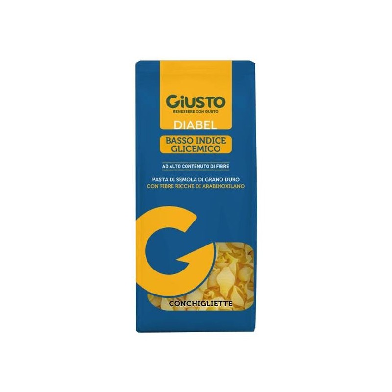 Farmafood Giusto Diabel Basso Indice Glicemico Pasta Conchigliette 400 G