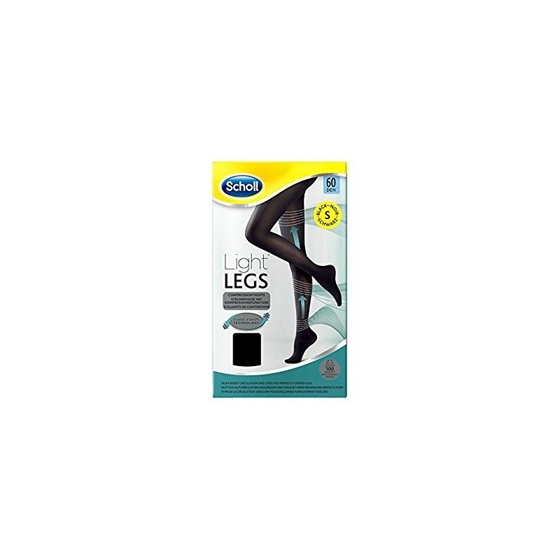 Scholl Lightlegs Collant 60 Denari Taglia S - 1 Paio Colore Nero