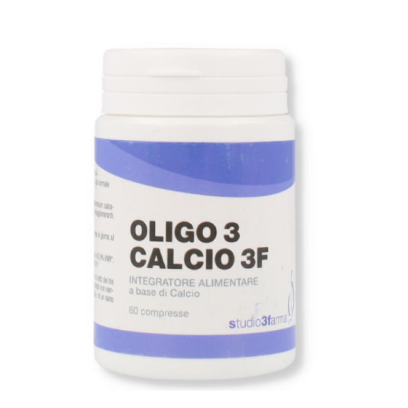 Oligo 3 Calcio 3F Integratore a base di Calcio 60 Compresse