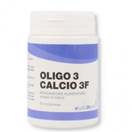 Oligo 3 Calcio 3F Integratore a base di Calcio 60 Compresse