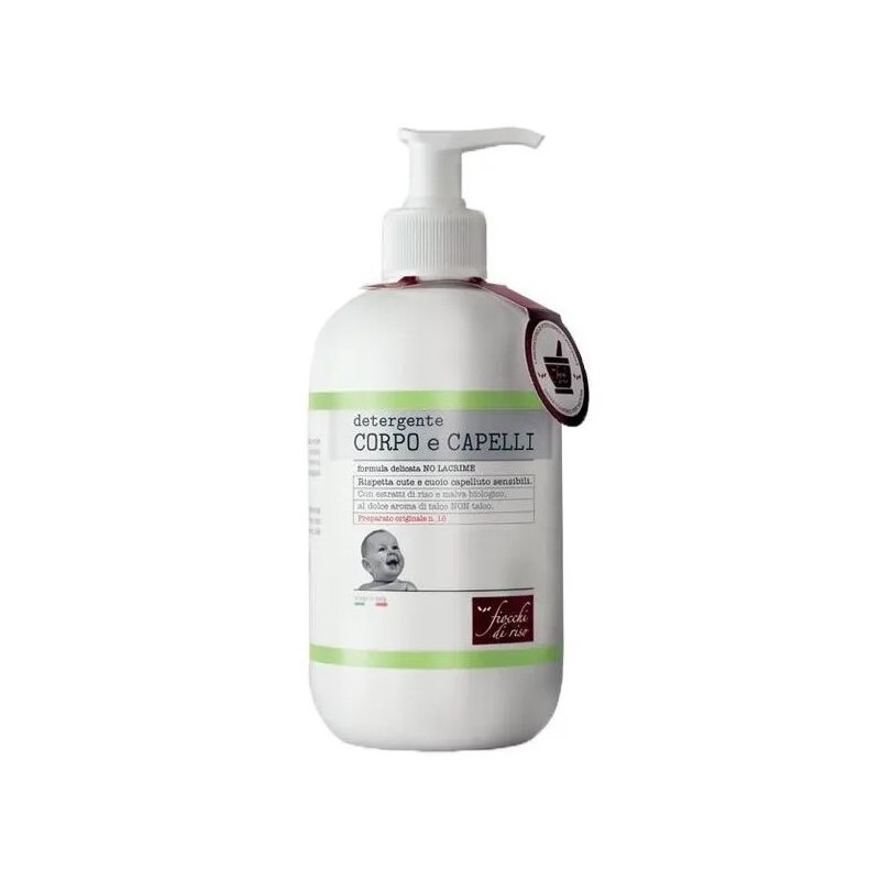 Artsana Fiocchi Di Riso Detergente Talco Corpo E Capelli 700 Ml