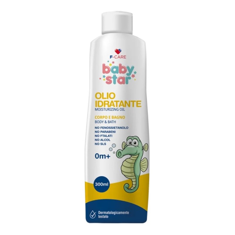 Farvima Medicinali Babystar Olio Per Il Corpo E Per Il Bagno 300 Ml