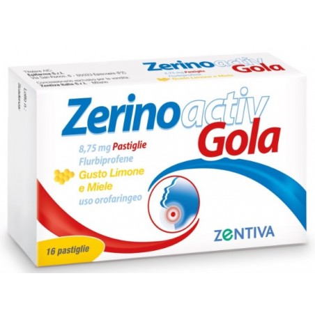 Epifarma Zerinoactiv Gola 8,75 Mg Pastiglie Gusto Limone E Miele Flurbiprofene